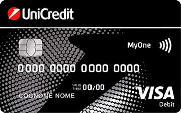 Carta di debito Carta MyOne UniCredit