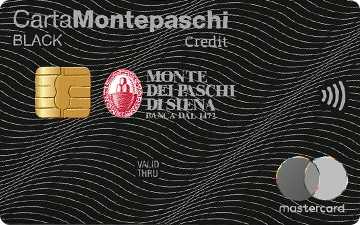 Carta di credito Montepaschi Black MPS Monte dei Paschi di Siena